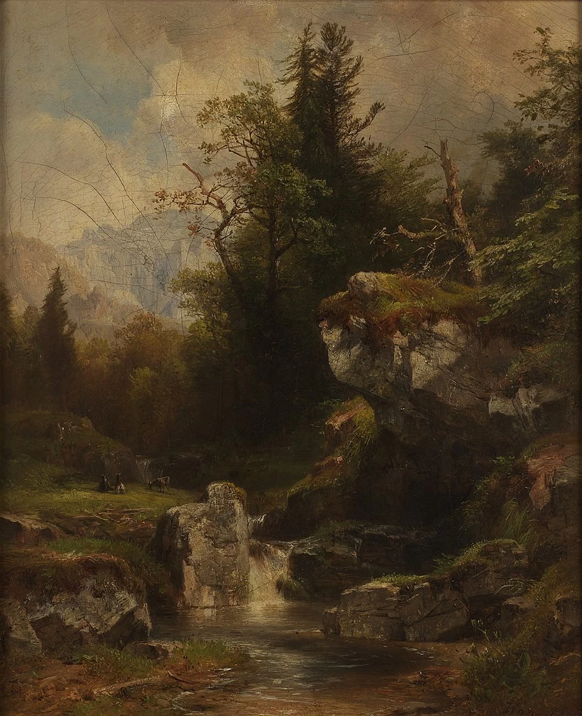 Paesaggio nel Salzkammergut - Österreichische Galerie Belvedere, Vienna
